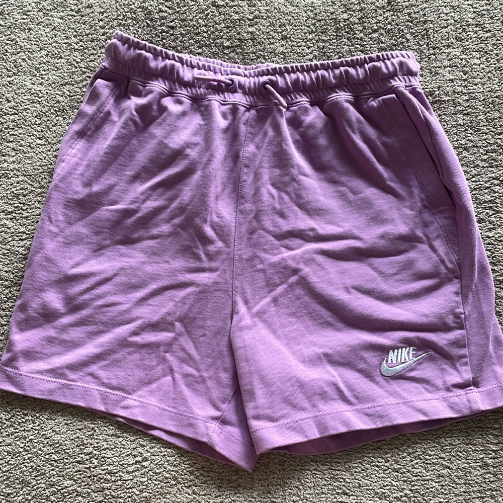 Nike purple athletic shorts size M